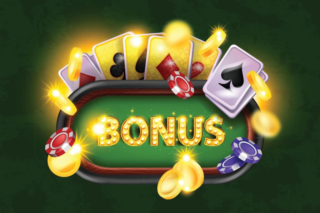 Ilustracija bonusa za casino stolom