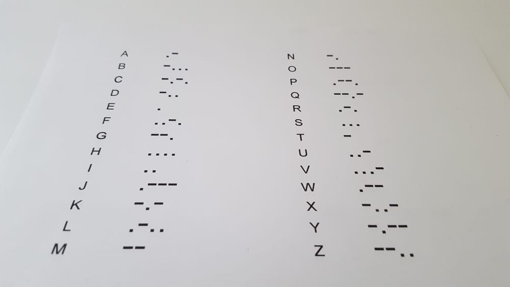 što je Morseova abeceda