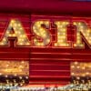 Casino Zagreb: natpis na ulazu u neodređeni casino